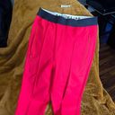 Balenciaga  Red Logo Waistband Leggings Photo 4