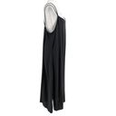 Aerie  Side-Slit Long Beach Swim Cover-Up Maxi Dress Dark Gray size Large Photo 4