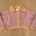 Lush Clothing NWT | Lush Shayla Rhinestone Button Cropped Cable Knit Cardigan Sweater | SZ M Photo 2