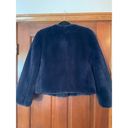 J.Crew  faux fur cropped jacket Navy blue size XS Photo 5