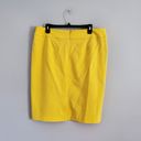 Nine West  Yellow Pencil Straight Skirt 14 Photo 1