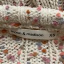The Moon  & Madison  Colorful Knit Polka Dot Sweater  Size XS Photo 5