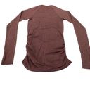 Athleta  Speedlight Glow Top Antique Burgundy Sparkle XS 510329 Photo 4