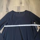 Bryn Walker NEW  XS Chester Black Asymmetric Jersey Knit Tunic Top Long Sleeve Photo 4