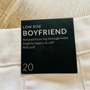 Lane Bryant  Low Rise Boyfriend Jeans Size 20 White NWT NEW! Photo 7