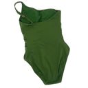 Bleu Rod Beattie  Womens Behind The Seams One Shoulder Swimsuit Green Size 4 Photo 4
