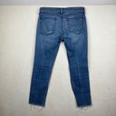 Rag and Bone  Dre Low-rise Slim Boyfriend Mid Wash Distressed Raw Hem Jean Size 27 Photo 3