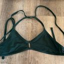 JOLYN Dark Green  Vent Bikini Swim Top Size S Photo 0