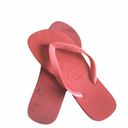 Havaianas Top  𓆉 Flip Flop Sandals 𓆉 Brazilian Beach Sandals 𓆉 Solid Pink Photo 4