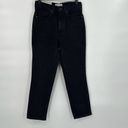 Everlane  Womens Organic Cotton The Curvy Cheeky Jeans Black Size 27 Crop NWT Photo 1