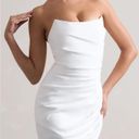 Club L London Soulmate White Bandeau Midi Dress Photo 2