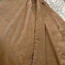 Full Tilt Faux Khaki Suede Wrap Skirt Photo 4