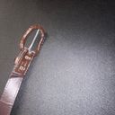 Brown Textured Faux Leather Adjustable Belt Women's Size 12 Photo 5