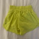 Lululemon Hotty Hot Shorts 4” Lined Neon Yellow Photo 1