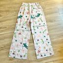 Hill House  The Skylar 100% Linen Pants in Sea Creatures Size M NWT Photo 3