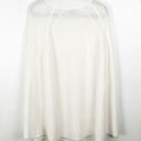 Lane Bryant  White Oversized Arm Openings Knit Poncho Style Sweater, Size 26 Photo 1