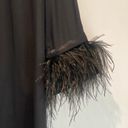 Sleeper Mini Dress or Tunic With Detachable Feathers in NWT Black Size XS Generous Fit Photo 8