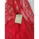 Marilyn Monroe  Lacey Red Deep Plunge Intimates BodySuit Size M Photo 3