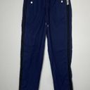 Anthropologie NWT Maeve  Tenley Twill Track Pant Joggers Navy Size Small Photo 4