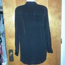 DKNY Black  Donna Karan New York Silk Button Down Shirt - Size SP Photo 3