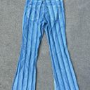 Shyanne  Cowgirl Western Railroad Stripe Blue Bell Flare Jeans Size 29 Photo 2