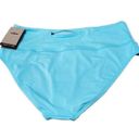 Nike  Copa/Blue-Teal Essential High-Waist Banded Bikini Swim Bottom, US XL-NWT Photo 9