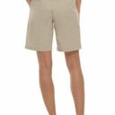 L.L.Bean  Women's Wrinkle Free Bayside Shorts Original Fit Khaki  Photo 1