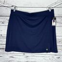 Anne Klein AK  Sport NWT Size XXL Blue Wrap Skort - Skirt w/ Shorts Photo 0