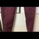 Bill Blass Burgundy Jeans size 10. Straight Leg. EUC. Purple Photo 2