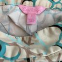 Lilly Pulitzer Bird Print Skirt Drop Waist Pleats Khaki and Blue Size 8 Photo 4