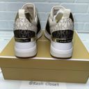 Michael Kors  Brown Crista Tech Canvas Trainer Sneakers Photo 6