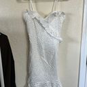 Kendall + Kylie  White Lace Dress Photo 0
