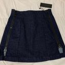 Carmar Denim Double Side Zip Skirt Photo 4