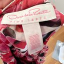 Oscar de la Renta  Pink Label Romantic Poppy Floral Negligee Slip Nighty, S Photo 7