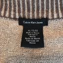 Calvin Klein Jeans  sweater rolled hem 1/4 zip size XL may run small Photo 3