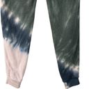 Green Tea  Small Joggers Sweatpants Stretch Pockets Drawstring Waist Tie-Dye Photo 3