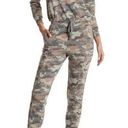 WHITE WILLOW Womens Multicolor Camo Knit Jogger Pants Size L Photo 0