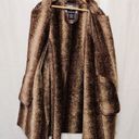 Dennis Basso DENNIS BY  CHOCOLATE BROWN FAUX SHEARLING COAT JACKET SIZE XL - NWOT Photo 2