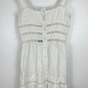 Storia  NWT White Lace Buttons Mini Babydoll Dress Women's Small Photo 0