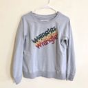 Modcloth Wrangler x  Sweatshirt XS Pullover Vintage Text Graphic Long Sleeve Photo 3