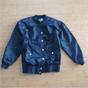 Victoria's Secret Victoria’s Secret Sport Black‎ Bomber Jacket Size Small EUC Button Front Closure Photo 1