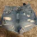 ZARA high waist jean shorts Photo 0