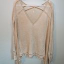 Free People waffle knit top Photo 0