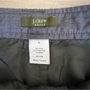 J.Crew  Heather Olive Flannel Wool Pants cargo Size 8 Photo 1