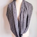 Lululemon , Vinyasa Scarf Coco Pique Black White Customizable Snap Knit Wrap Photo 1