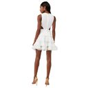 Rococo  Sand Tessa Short Dress in White Small Womens Cutout Cocktail Mini Photo 1