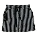 White Stag  Black & White Stripe Mini Skirt(Size 2) Photo 0