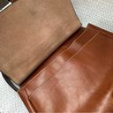 Patricia Nash  Heritage Collection Cognac Smooth Leather London Saddle Crossbody Photo 85