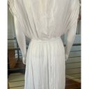 Elan  Deep V-Neck Cover-up Maxi Dress in White Photo 7