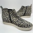 Caslon  Aidy Boots Size 10 Water Resistant Suede Leather Leopard  Print Booties Photo 5